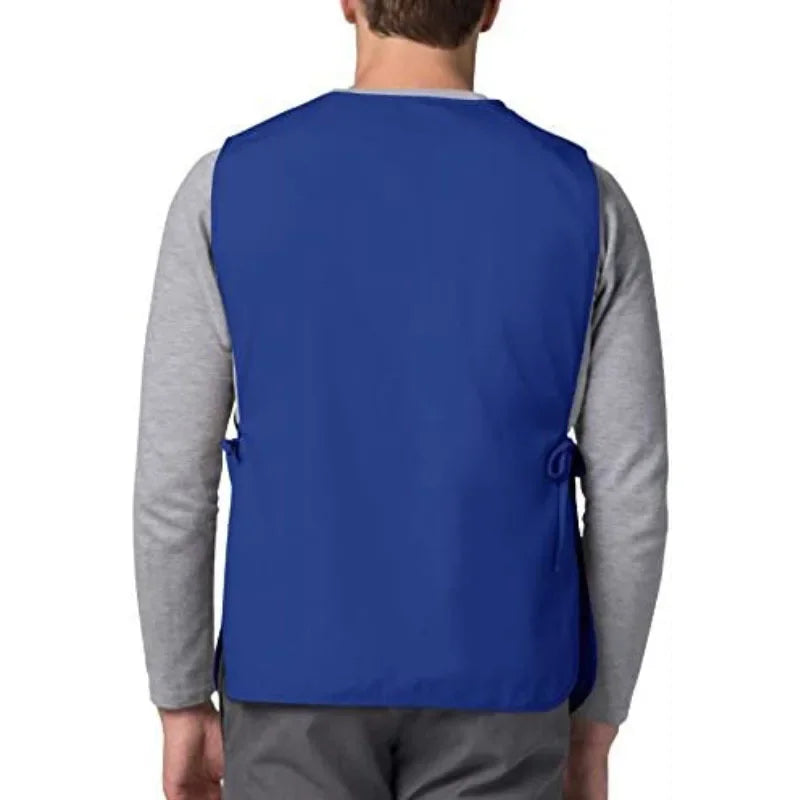 Mote Reklame Skjortevest Arbeiderklær Kjøkken Blomsteruniform Vest Rengjøringsvest Forkle For Mann Kvinne