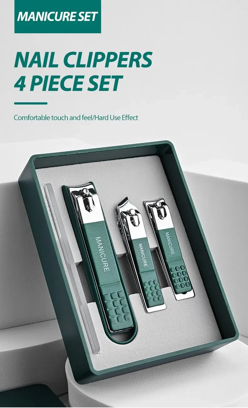 Juego de cortaúñas de alta calidad para el hogar, cortaúñas universal para hombres y mujeres, herramientas de pedicura, herramientas de uñas sencillas y portátiles