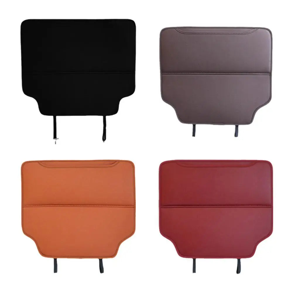 Protector de asiento de coche de alta calidad para niños, protector de respaldo de asiento de coche de cuero PU, protector de asiento de coche para niños, alfombrilla antideslizante para asiento trasero de coche