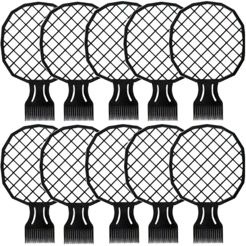 Peigne twist Afro pour dreadlocks et boucles - Outil de peignage double embout pour boucles