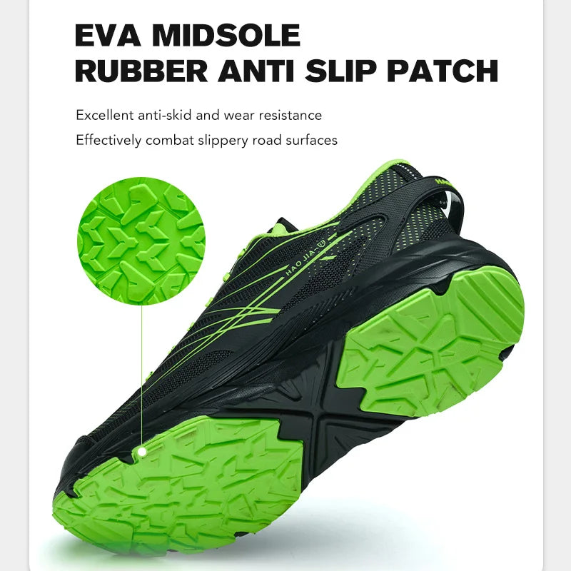 Zapatillas de trabajo ligeras con puntera de acero, calzado de seguridad para hombre, anticolisión, antipunzón, indestructible, transpirable
