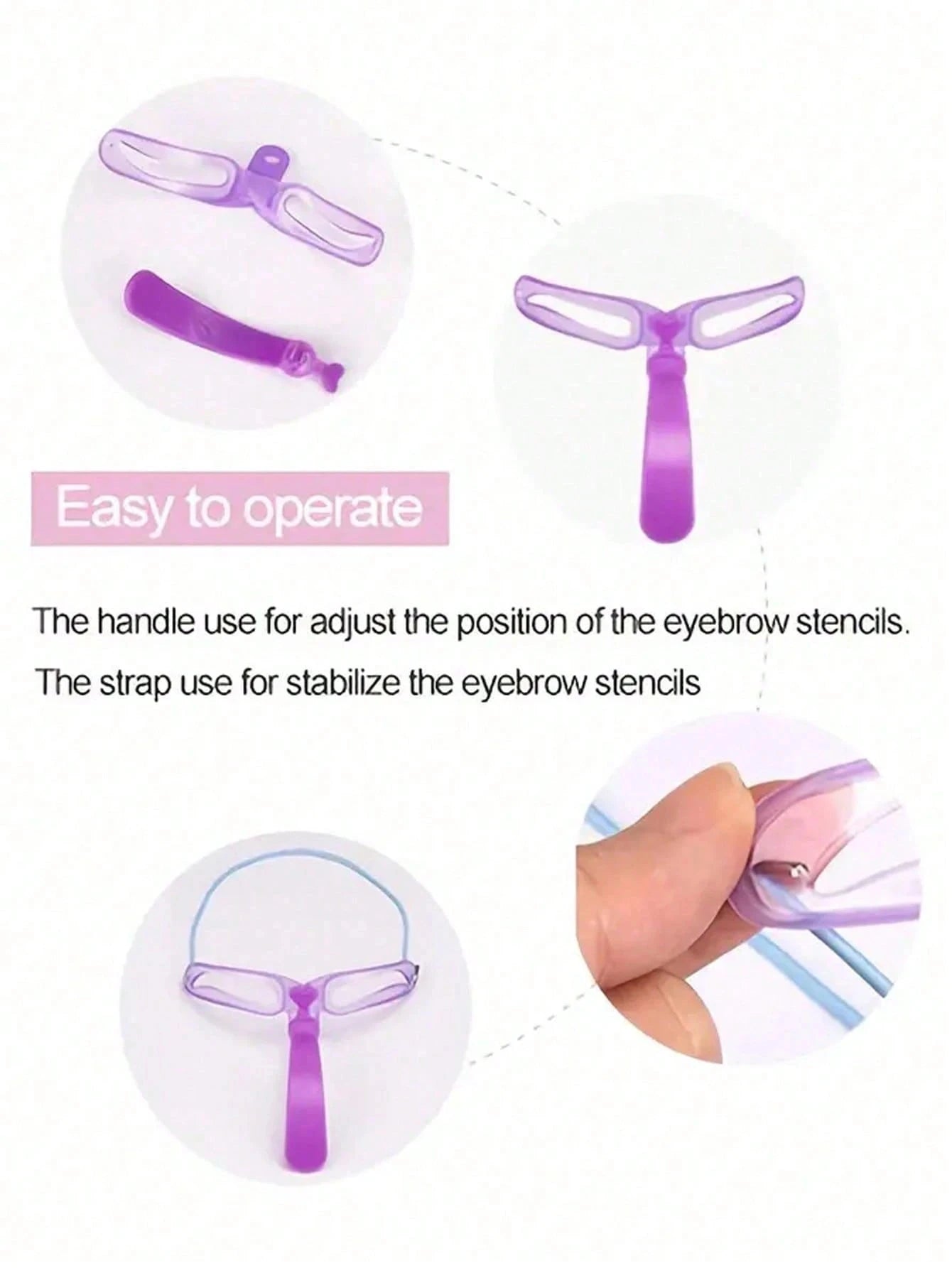 Eyebrow Shaping Stencils (8pcs)