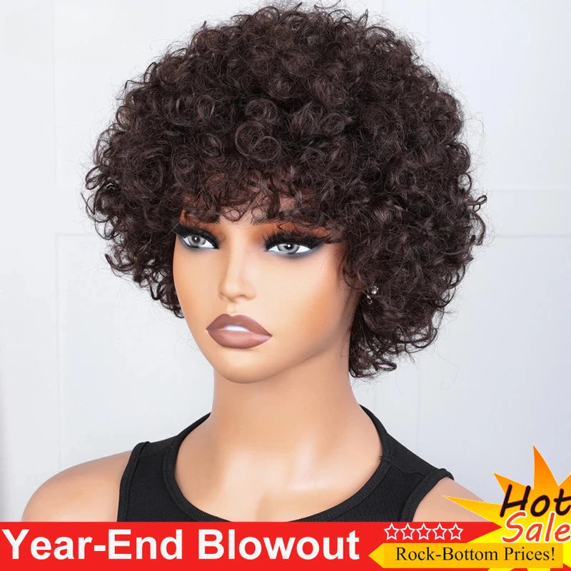 Jerry Curly Pixie Wig