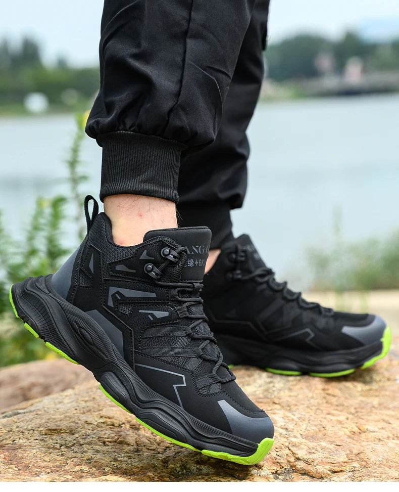 Work Safety Shoes For Men Breathable Indestructible Boots Non-slip Industrial Construction Shoes Male Footwear Protective Boots