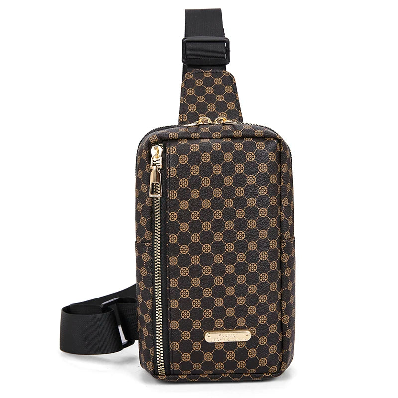 Bolsos de PU y monederos Simplicidad Moda Bolso de pecho para mujer Bolsos bandolera deportivos Bolsos de hombro de alta calidad para mujer