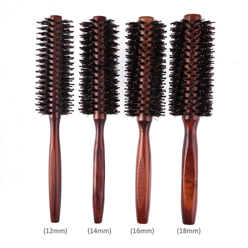 Boar Bristle Round Hair Brush