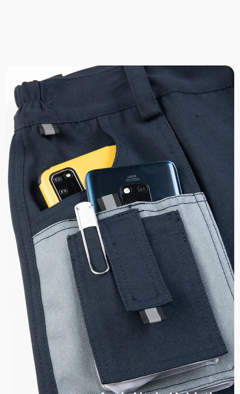 Pantalones de Trabajo para Hombre, Pantalones Cargo de Trabajo para Hombre, Ropa de Trabajo, Pantalones de Senderismo al Aire Libre Multibolsillos, Pantalones con Bolsillos Funcionales