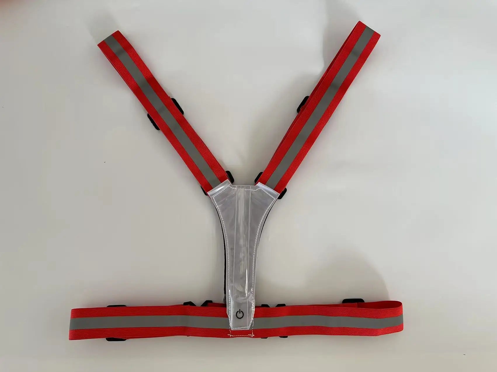 LED-reflekterende tanktopp for nattløping, høy elastisk utendørs sportsklær, sykkel- og løpeutstyr