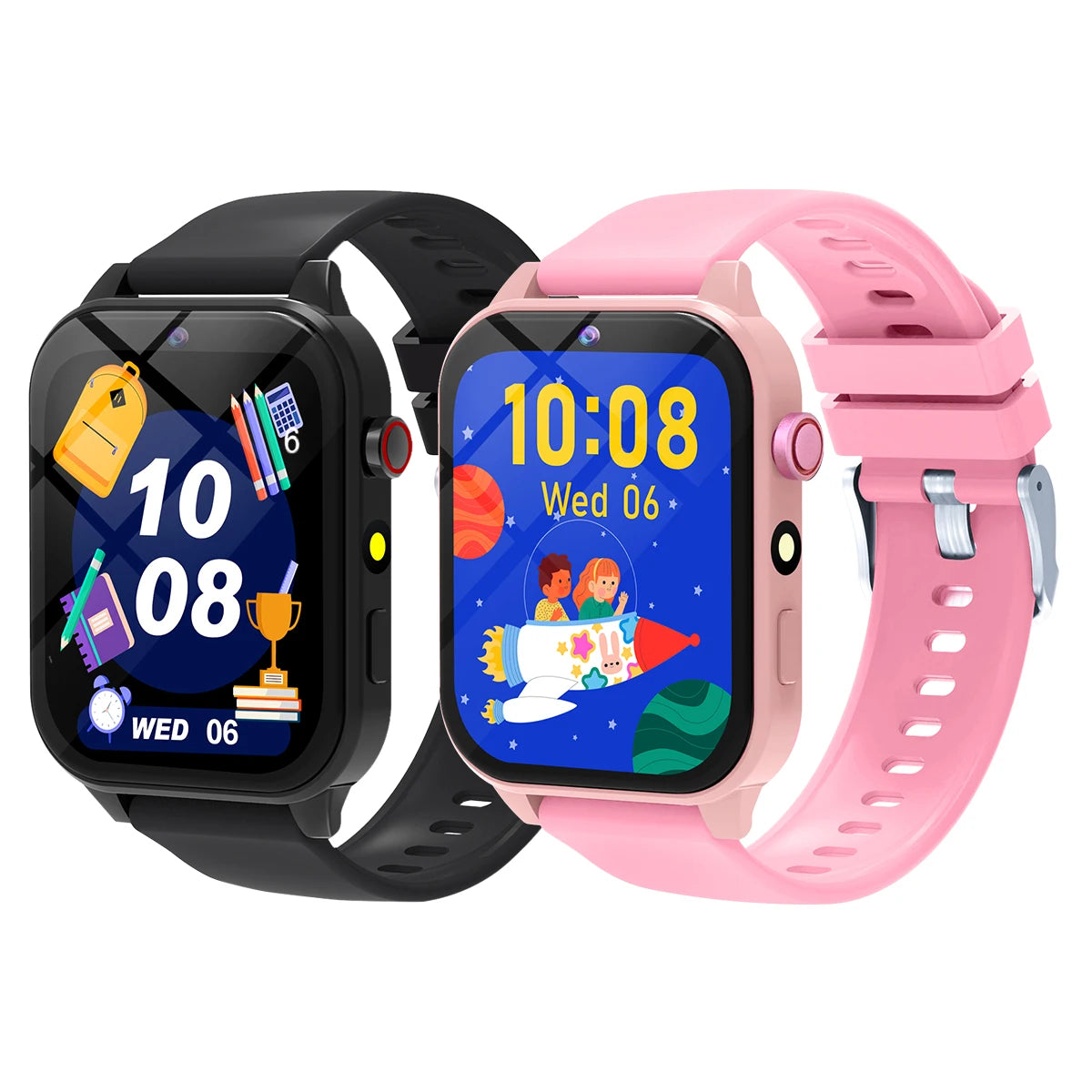 Montre connectée pour enfants, 18 jeux, étanche, lampe torche, télécommande, photographie, cadeau de vacances et d'anniversaire pour garçons et filles
