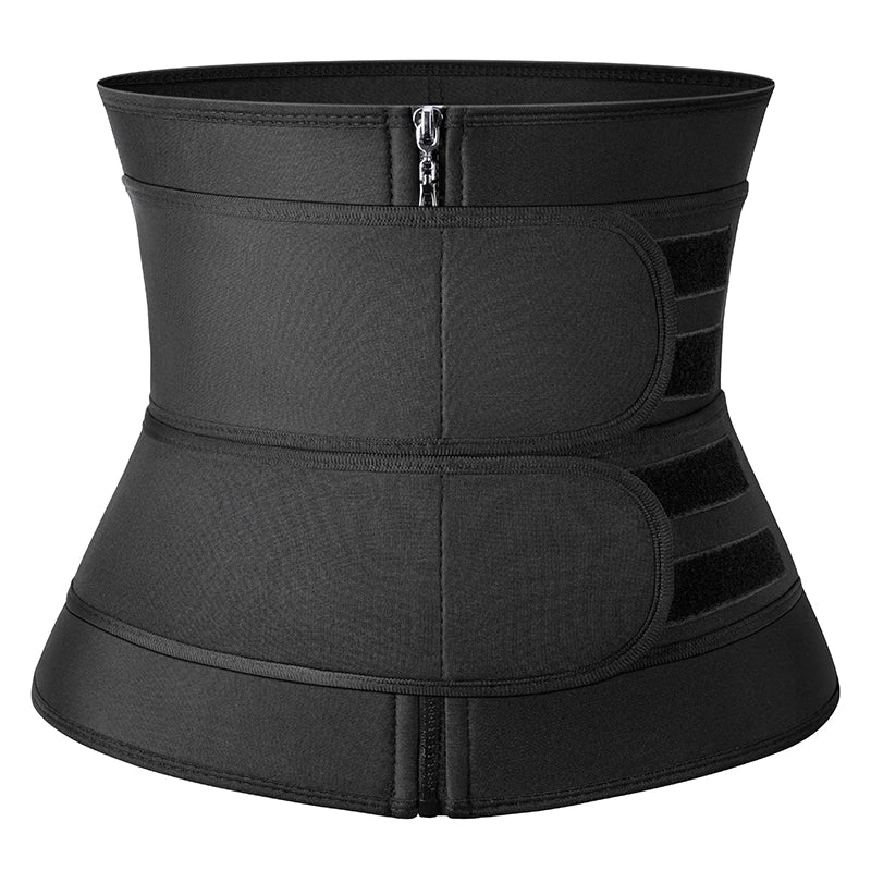 Women Waist Trimmer Tripple Belts Body Shaper Trainer Shapewear Girdle Tummy Control Slimming Fat Burning Postpartum Sheath Belt