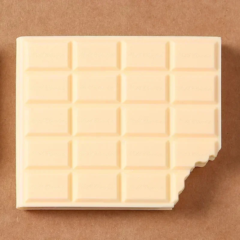 Bloc-notes portable en chocolat, 80 feuilles, pour le bureau et l'école