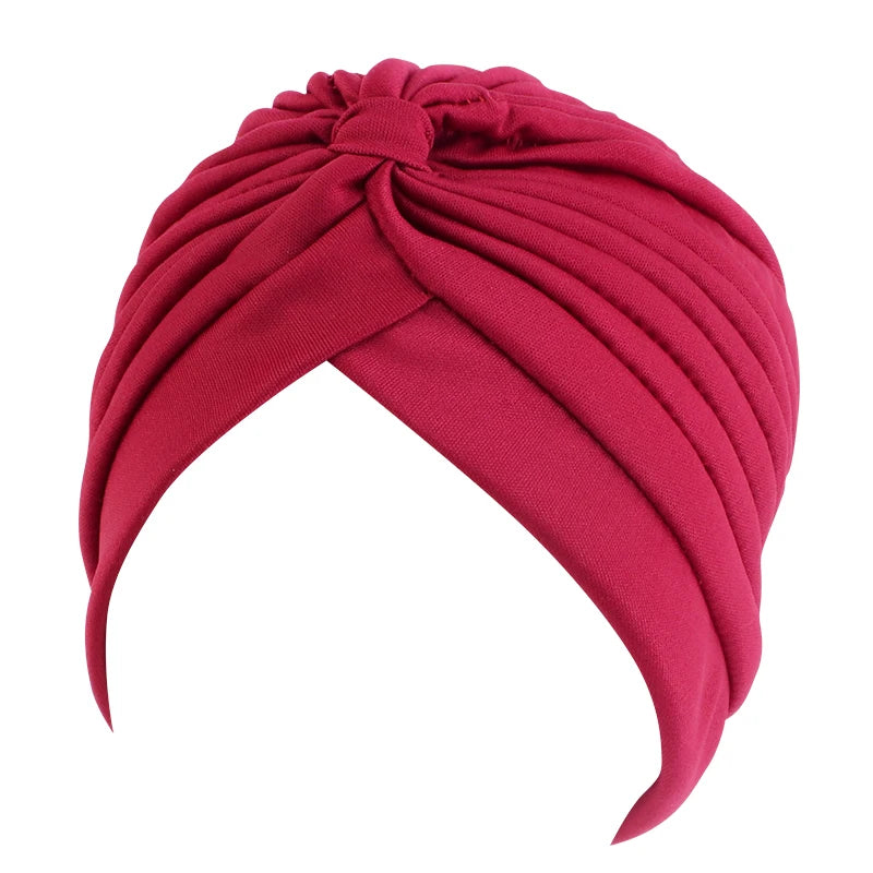 Knotted Ruffle Turban