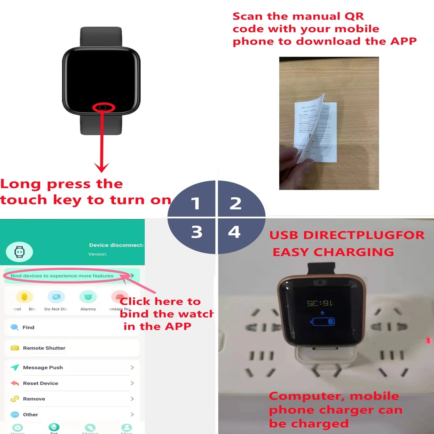 Montre connectée de sport pour enfants, horloge, montres pour filles et garçons, cadeau, bracelet électronique LED, montre-bracelet numérique pour hommes