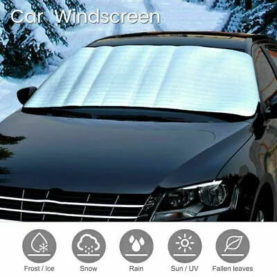 Cubierta protectora contra escarcha para parabrisas de coche, resistente para invierno, escudo contra hielo y nieve, protector frontal, cubierta de parasol para parabrisas delantero de coche