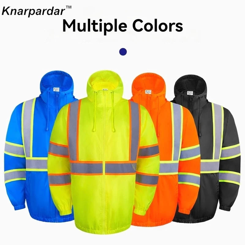 New Men's Black Jacket Workwear Jacket Construction Working Clothes