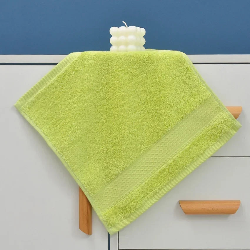 20 toallas de mano pañuelo de colores, algodón de alta calidad, toalla pequeña de color liso suave y grueso de 34*34cm para adultos y niños, toallas.
