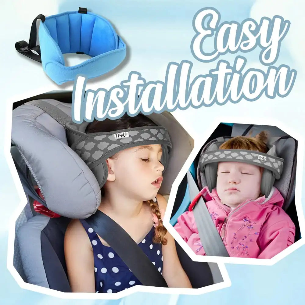 Soporte de cabeza para niños para reposacabezas de coche, posicionadores de sueño para cuello, almohada ajustable para asiento de coche para bebés y niños, almohadas suaves fijas para dormir