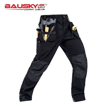 Pantalones de trabajo de hombre Craftsman, nuevos, de alta calidad, con múltiples bolsillos, pantalones de trabajo, ropa de trabajo de mecánico