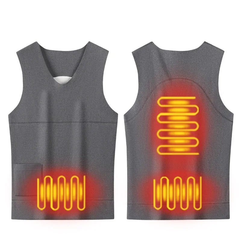 Gilet chauffant sans couture