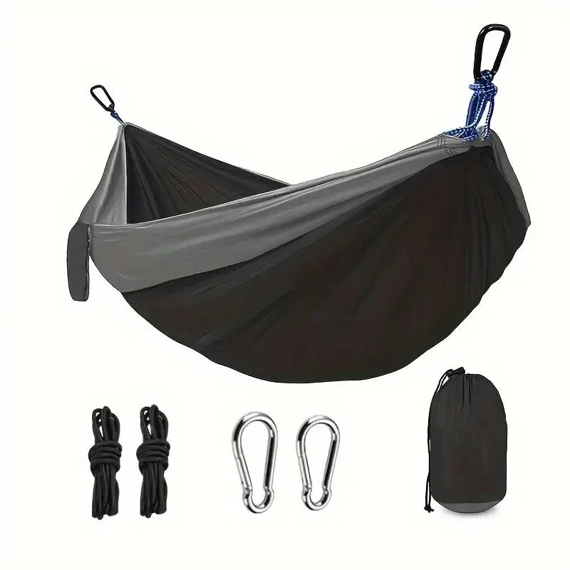 Hamaca de camping Accesorios de camping Equipo para exteriores e interiores con correas de árbol Hamacas ligeras de nailon para viajes de senderismo