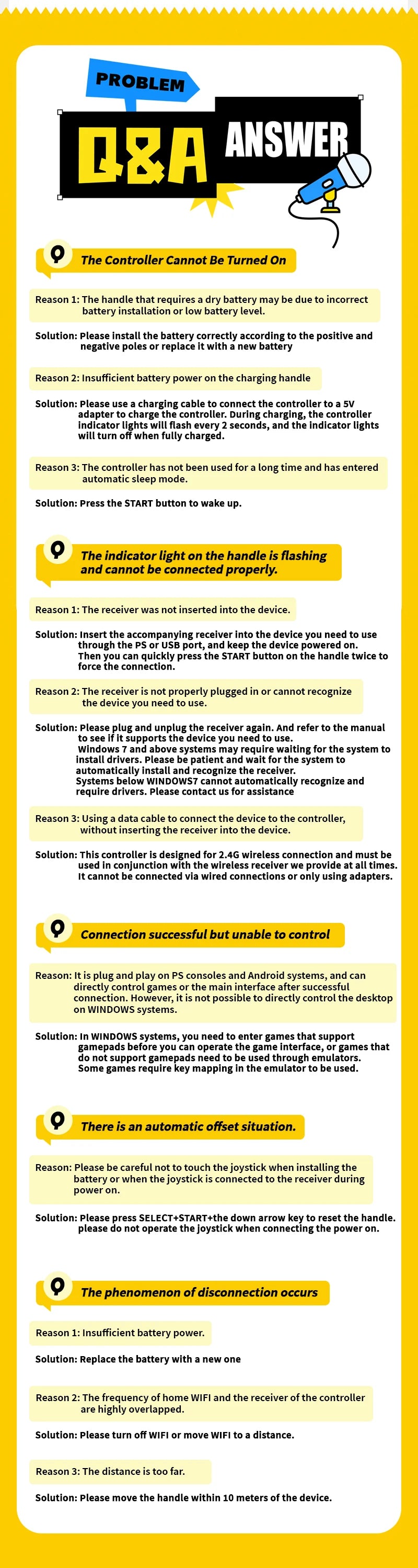 Manette de jeu sans fil pour PS1 PS2 PS3 PC Android Contrôleur sans fil Jeu vidéo Console de jeu portable Divertissement Manette de jeu