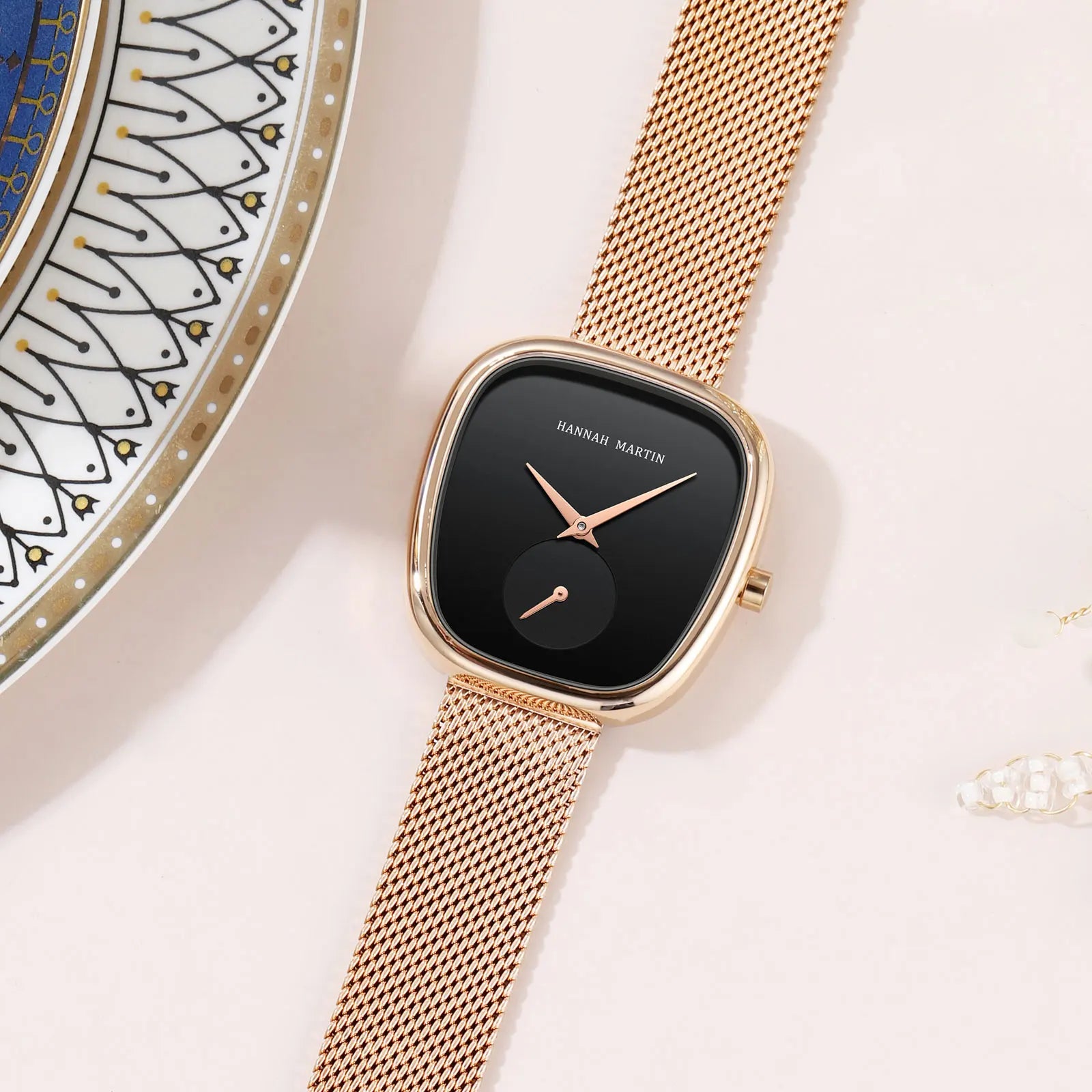 Reloj de pulsera para mujer de cuarzo, de marca superior, de moda de lujo, con movimiento japonés, diseño original, impermeable, con caja de regalo