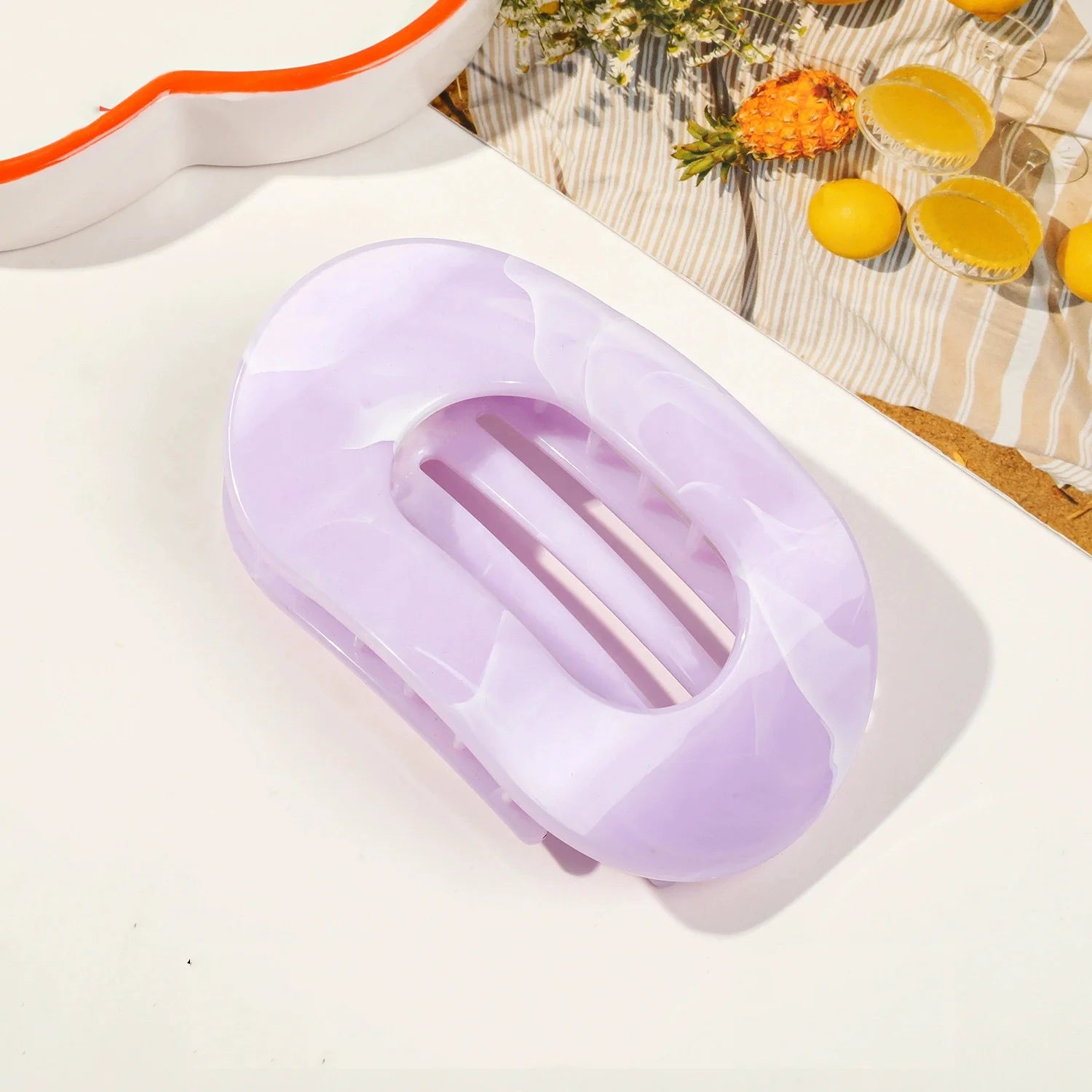 Marble Duckbill Hair Claw
