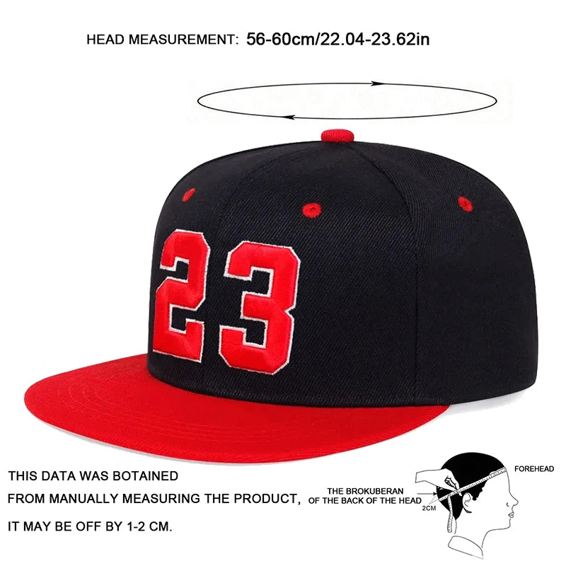 Unisex “23” Embroidered Baseball Cap – Sporty, Adjustable & Perfect for Any Season