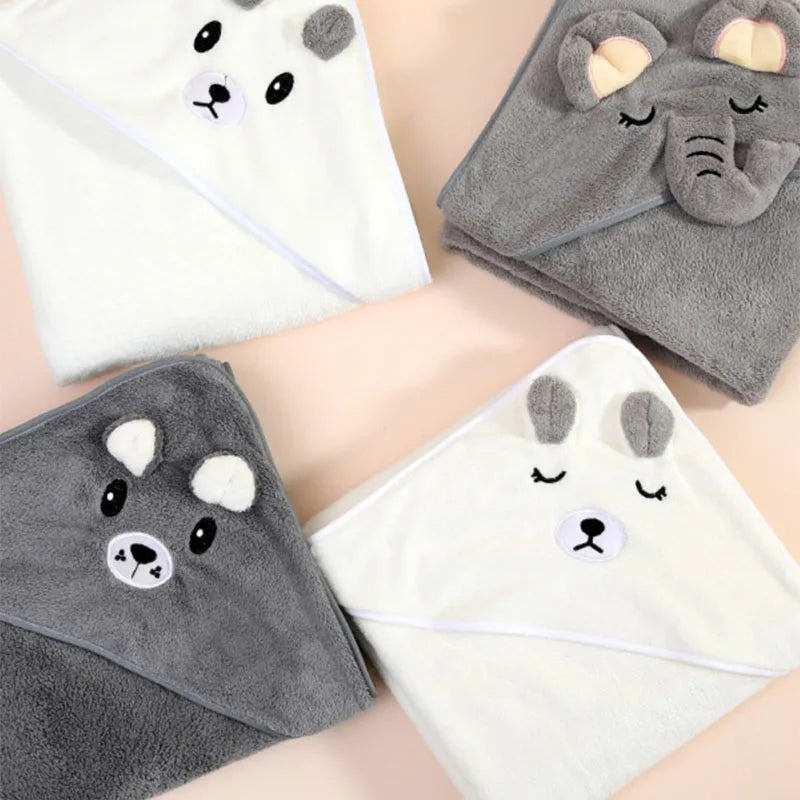 Linda Toalla de Baño para Bebé, Suave y Absorbente, Envoltura para Recién Nacidos, Mantas para Bebés Niñas y Niños