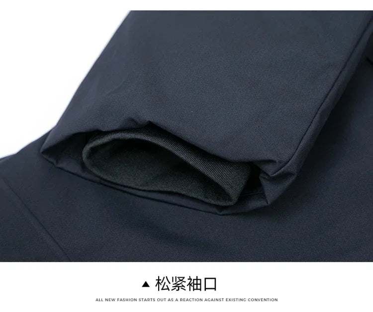 Chaquetas con capucha para hombre, ropa de abrigo informal, parkas largas para hombre, nuevas parkas impermeables y cálidas para otoño e invierno, abrigo tipo parka, 2 PIEZAS Parkas de invierno