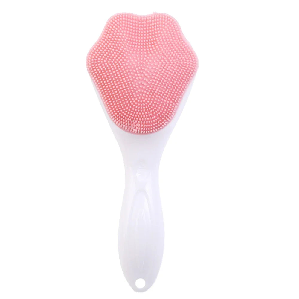 Cepillo de limpieza facial de silicona, limpiador facial, removedor de espinillas, herramienta de maquillaje, cabezal de cepillo con puntos adhesivos densos, cepillos faciales
