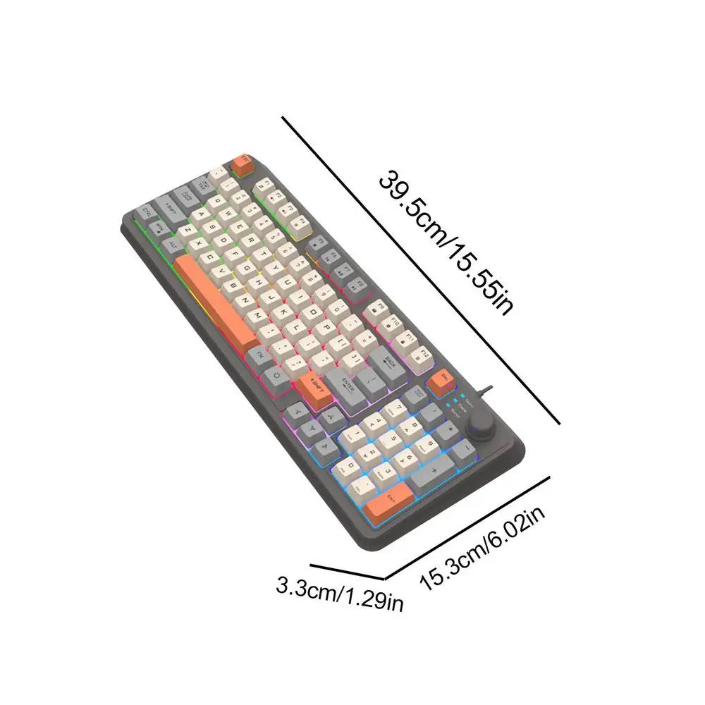 K82 Tricolor Backlit Keyboard