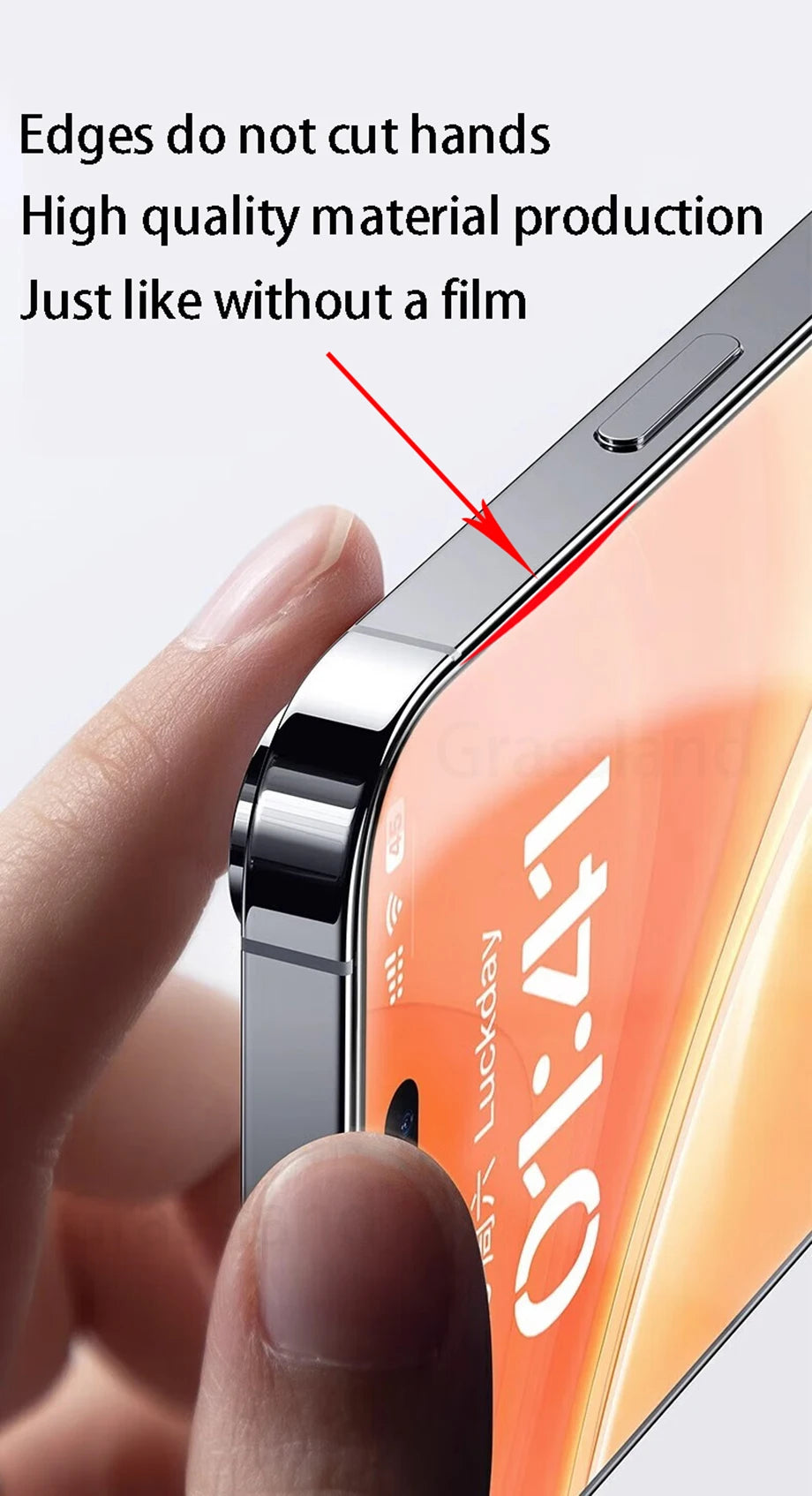 Lot de 4 films de protection d'écran en verre trempé pour iPhone 16, 15, 14, 13, 12, 11 Pro Max, pour iPhone 7, 8 Plus, X, XS Max, XR