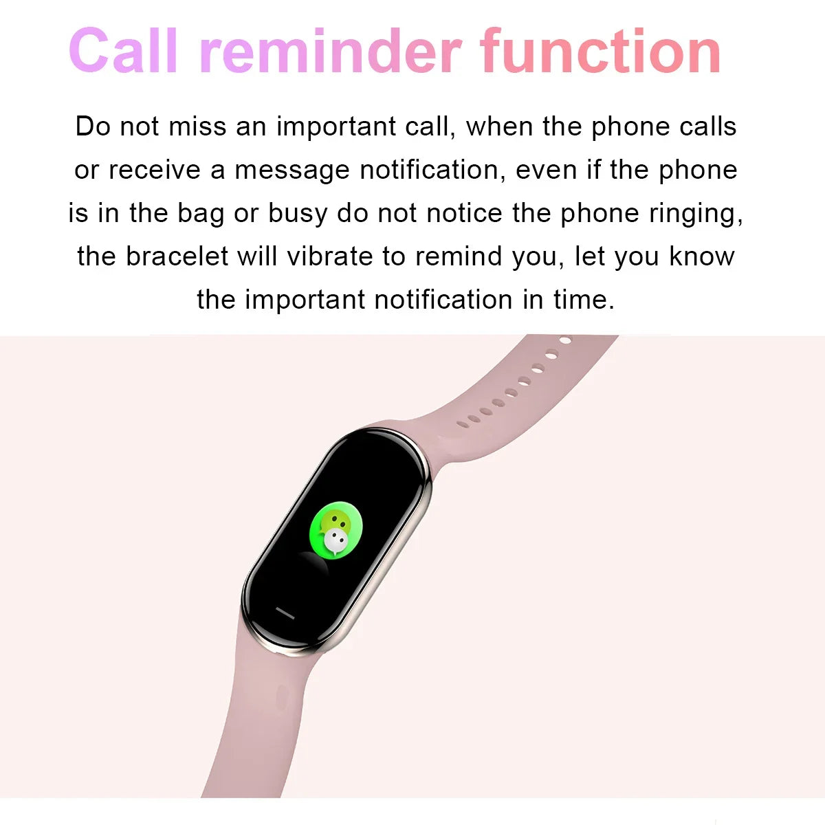 Pulsera inteligente multifunción con monitor de ritmo cardíaco, presión arterial, pasos, música, monitorización del sueño, reloj deportivo inteligente M8