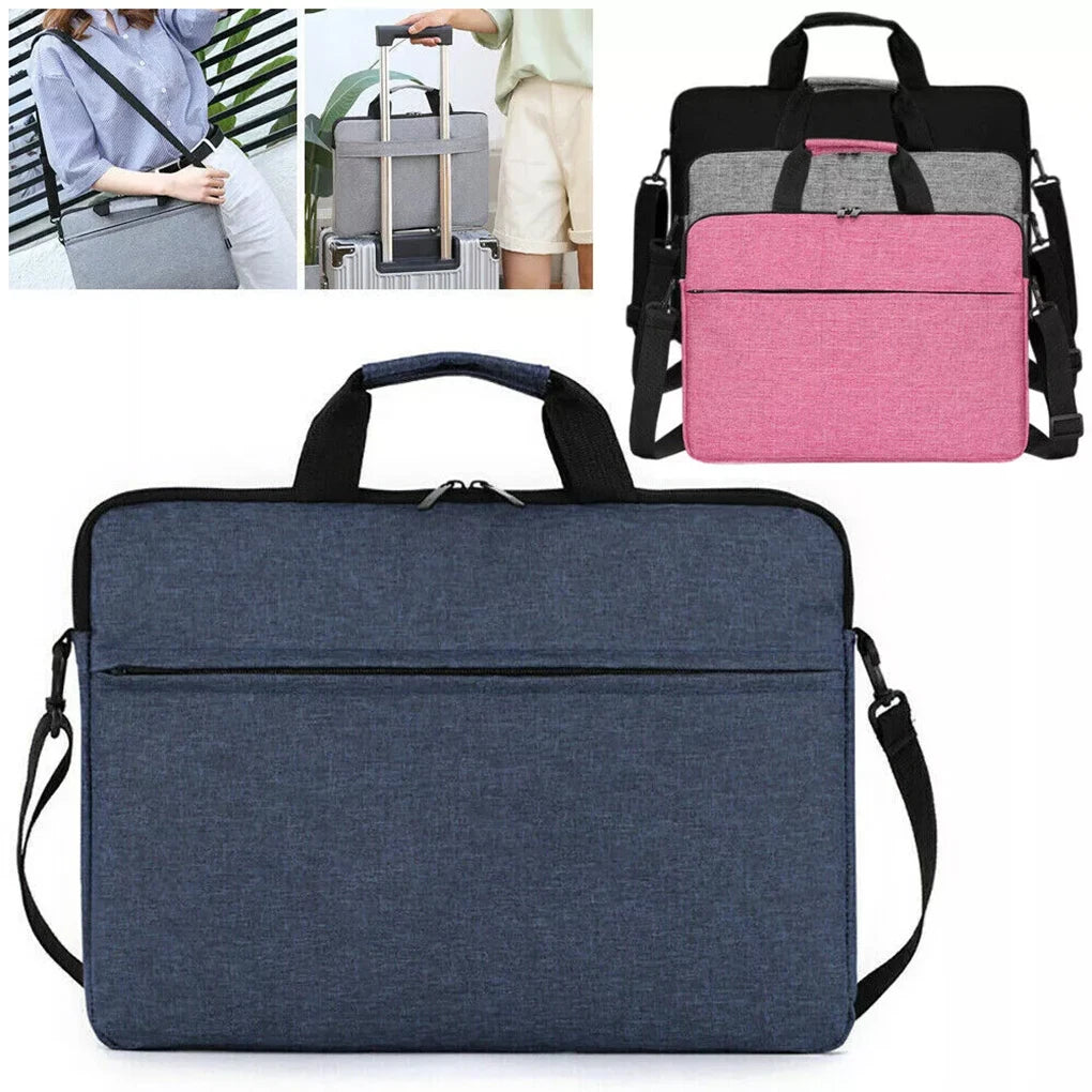 Laptop Bags Carrying Case for 15-16 inch Laptop and Tablet Shoulder Strap Durable Water-Repellent Fabric Business Casual School