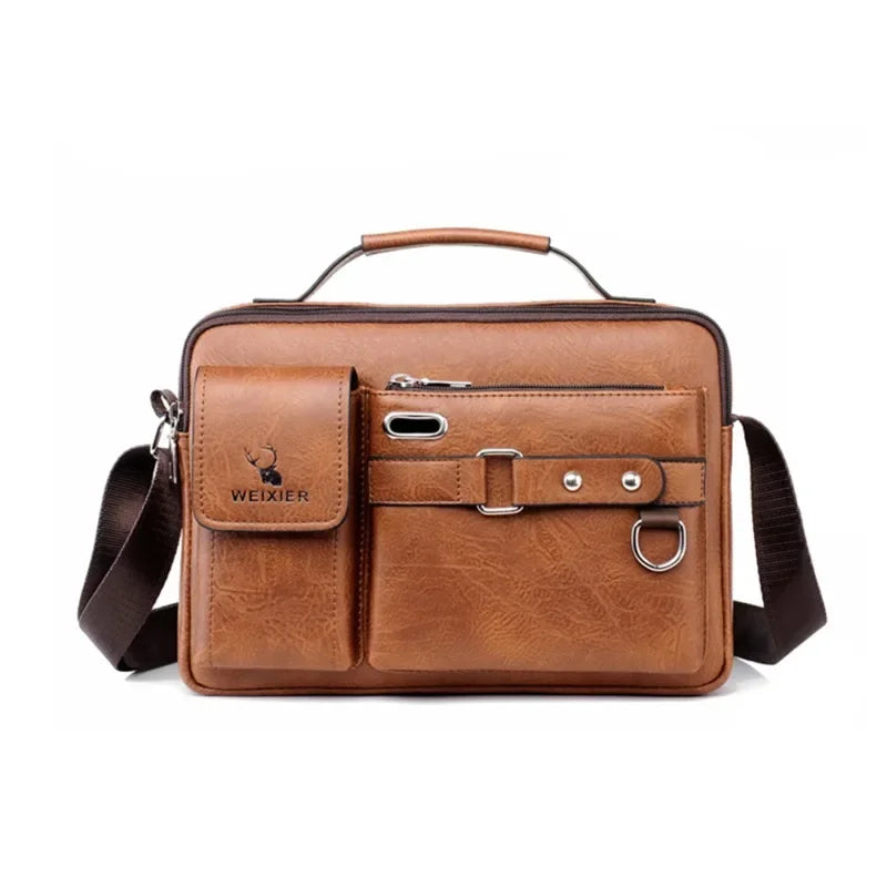 Bolsos Cruzados para Hombre Bolsos de Hombro Impermeables Multifunción Viaje Trabajo Negocios