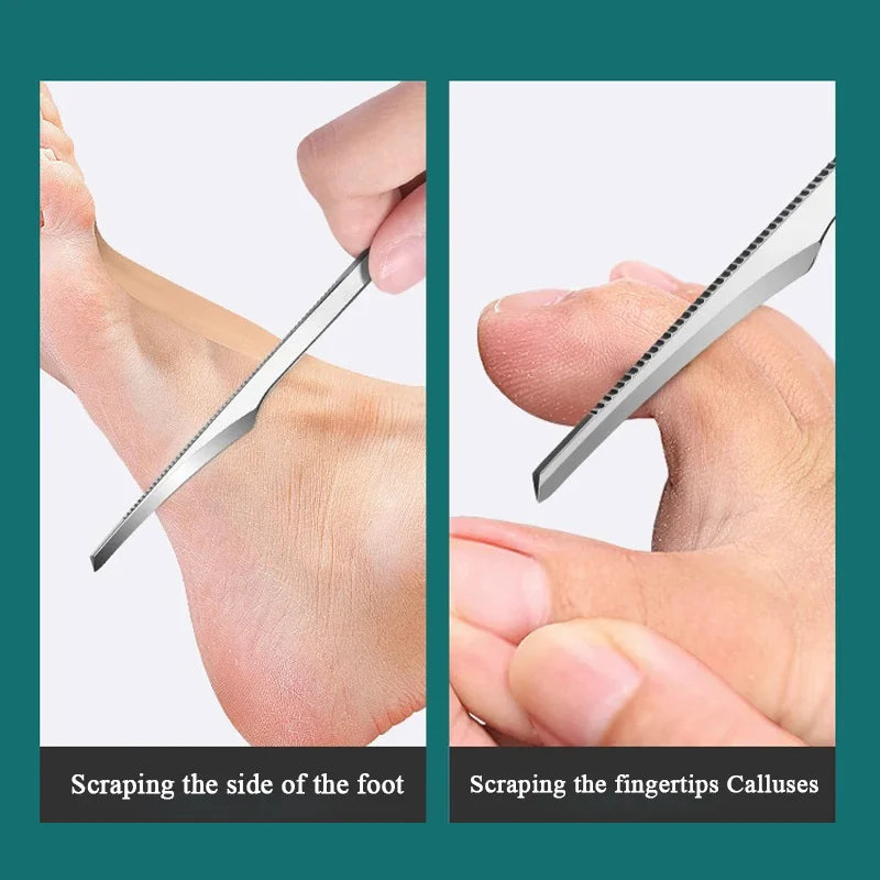 Manikyr Pedikyrverktøy Tåneglbarbermaskin Føtter Pedikyrknivsett Fothårfil Fjerner Død Hud Fotpleieverktøy