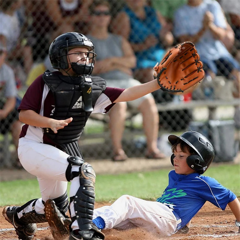 Guante de béisbol para deportes al aire libre, equipo de práctica de sóftbol, talla 9.5/10.5/11.5/12.5, para mano izquierda, para niños/adultos, hombres y mujeres, para entrenamiento