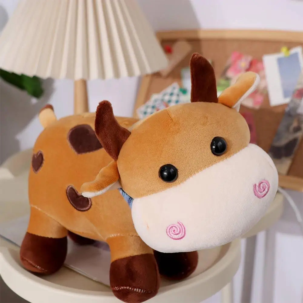 Toy Home Decoration Stuffed Animals Soft Stuffed Toy For Girls Animal Plush Doll Cow Plush Toy Cattle Plush Toy Bull Plush Doll