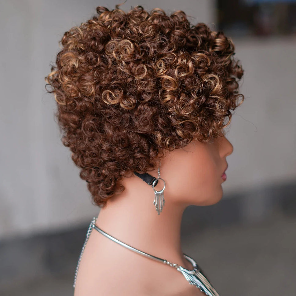 Curly Pixie Cut Wig