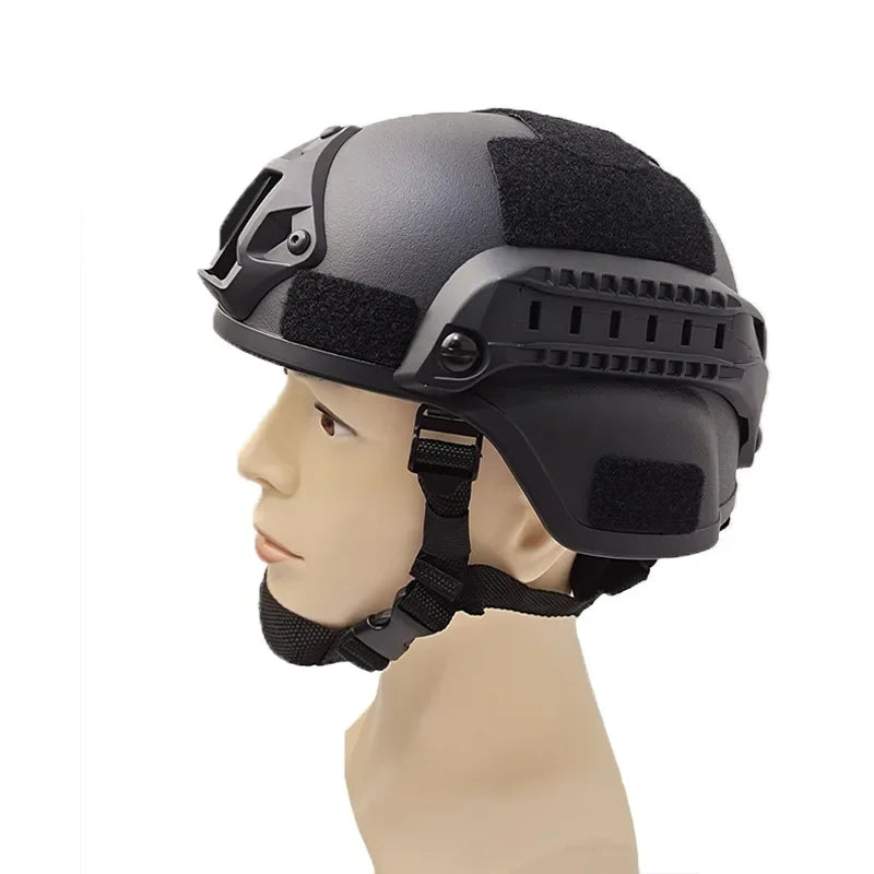 Casco protector FAST Helmet MICH2000 Airsoft MH Casco táctico Equipo de protección táctico para exteriores Paintball CS SWAT para montar