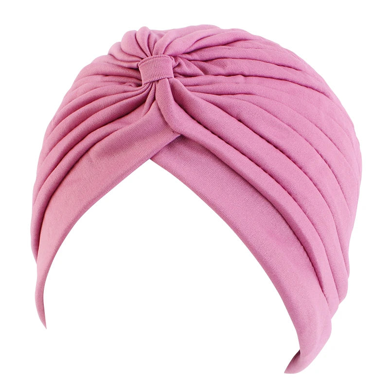 Knotted Ruffle Turban