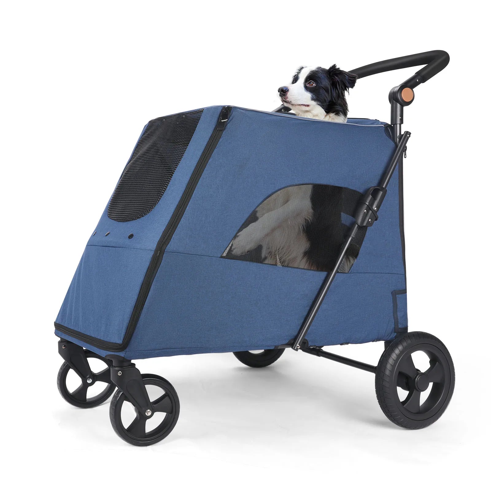  Wedyvko Medium or larger Pet Stroller 4-Wheel Dog Travel Stroller Jogger for Cat Pet Suplies Outdoor carrinho de bebe