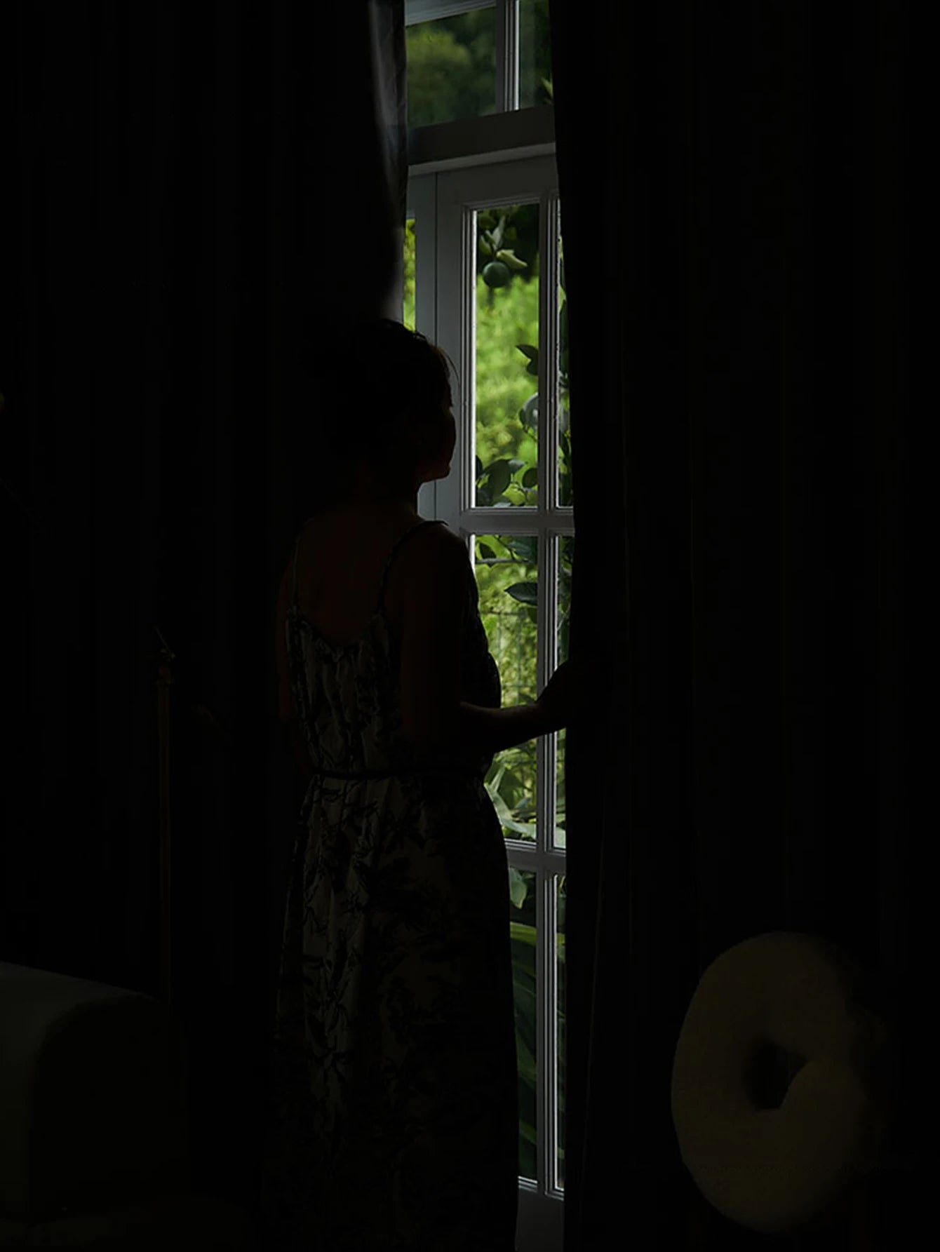 Uv Insulation Noise Reduction Curtain Full Blackout Curtain Pure Color Simple American Living Room Bedroom