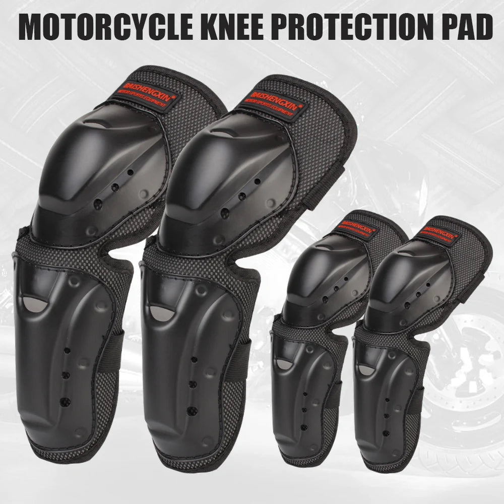 Motocross Skating Protectors 4pcs/set Knee Elbow Protective Pads Riding Protective Gears Motorcycle Accessories