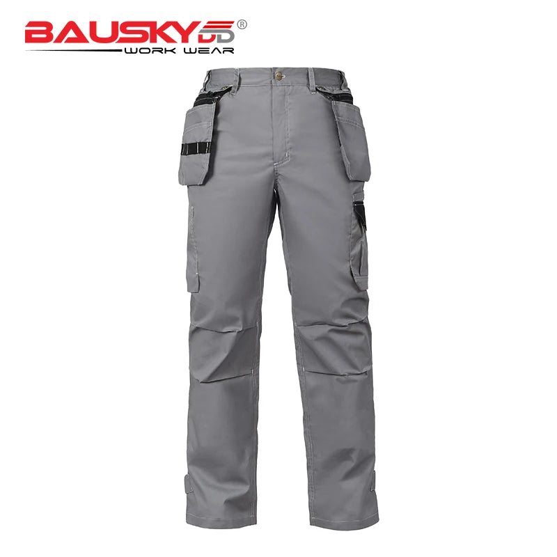 Pantalones de trabajo de hombre Craftsman, nuevos, de alta calidad, con múltiples bolsillos, pantalones de trabajo, ropa de trabajo de mecánico