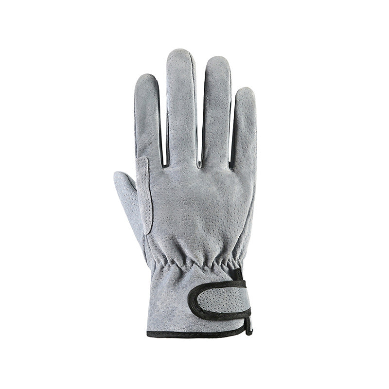 Guantes de trabajo Guantes de cuero para soldar Protección de seguridad para jardinería deportes motocicleta Conducción Resistentes al desgaste Aislamiento térmico
