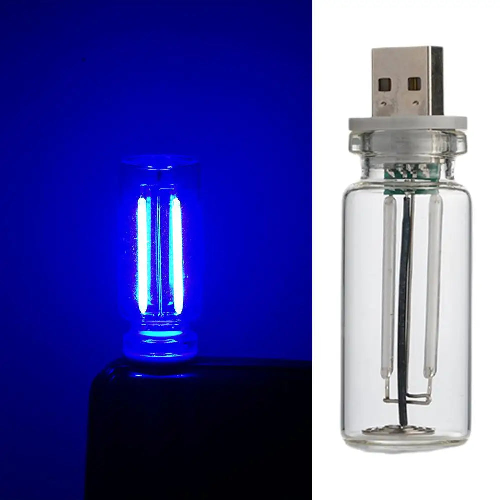 Decora herramientas USB táctil Control noche LED Luz Ambiente Lámpara incandescente Filamento LED Bombilla Decoración de dormitorio DIY