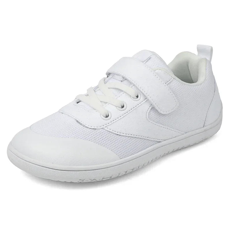 Zapatos Anchos de Niños Descalzos Zapatillas Minimalistas Niños Niñas Ligeras Antideslizantes Zapatos de Caminar para Niños Zapatillas Planas Casuales