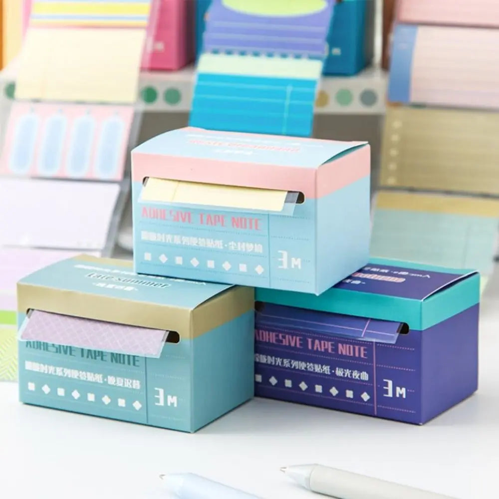 Sticky Reminder Pull-out Roll Label Sticker Reading Notes Journal Agenda Adhesive Tape Notes To Do List Keypoints Marker
